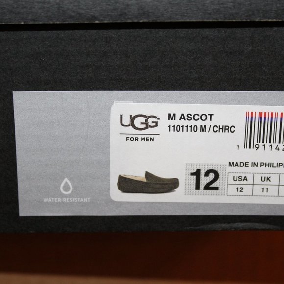 UGG MEN\'S NIB‎ ASCOT SUEDE SHEARLING SLIPPERS main image 8